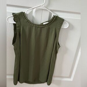 J. Crew Sleeveless Tie Back Blouse